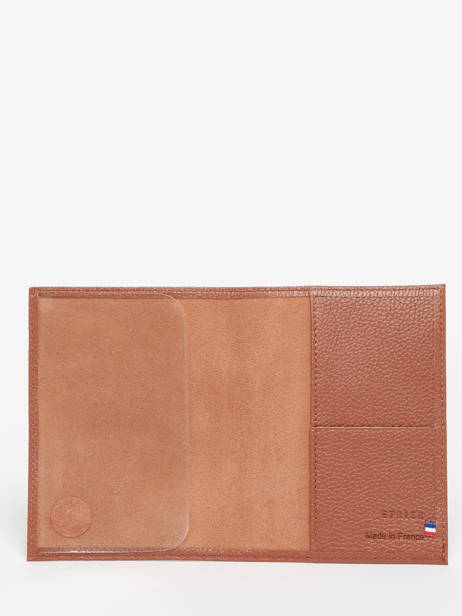 Ã‰tui Passeport Madras Cuir Etrier Marron madras EMAD025 vue secondaire 1